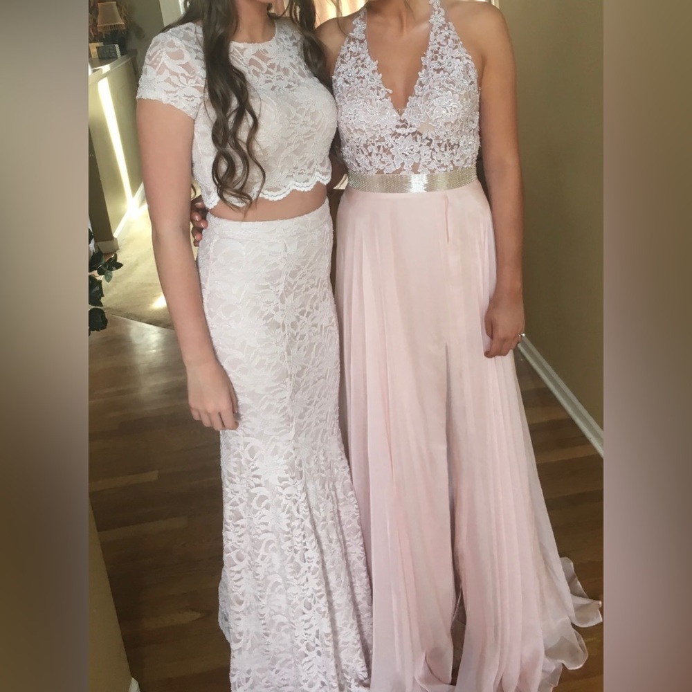 Pink prom dresses size S. Worn once. Selling both dresses individually for $60.